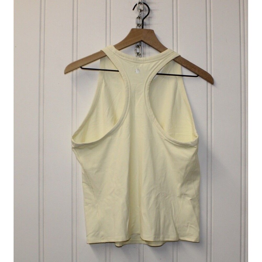 Athleta Transcend Racerback Tank Top Yellow Yoga Running Athleisure Size XL - Picture 4 of 8